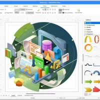 Libreoffice draw with gallery