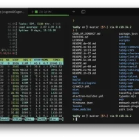 Tabby terminal screenshot