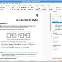 Libreoffice writer styled layout