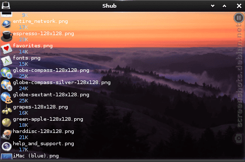 Terminology media-rich terminal running in Enlightenment