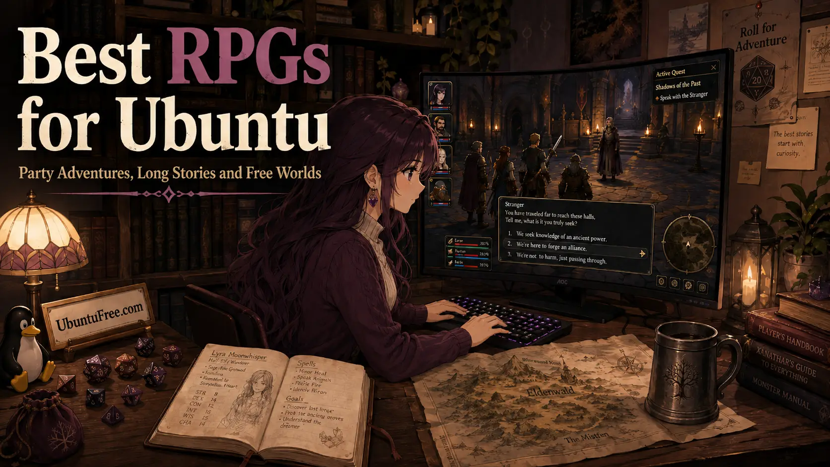 Cover image rpg games - Best RPGs for Ubuntu - Party, Story and Free Role Playing Games