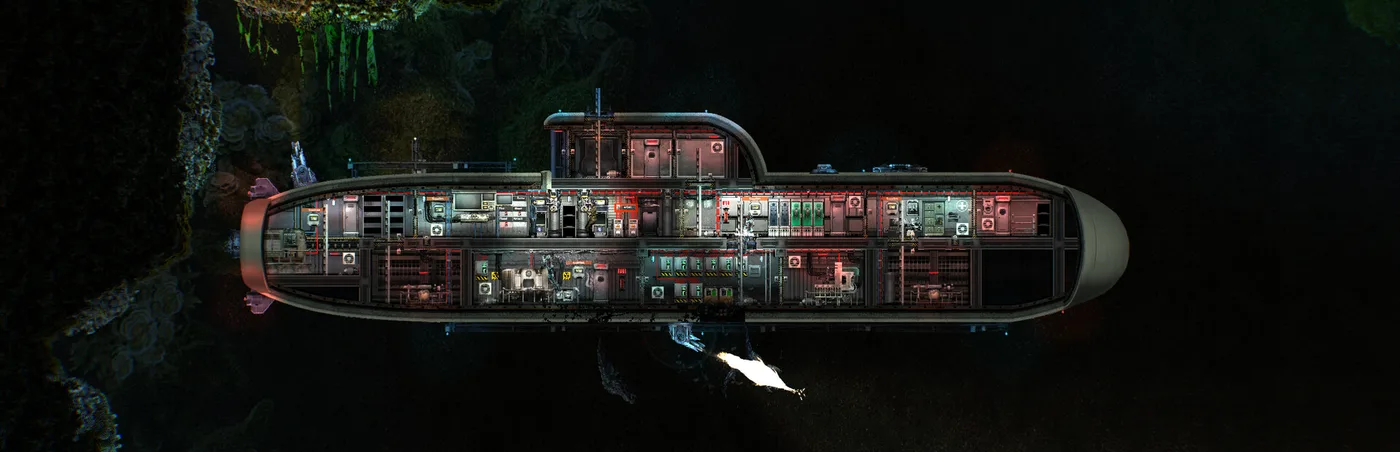 Barotrauma co-op gameplay on Ubuntu