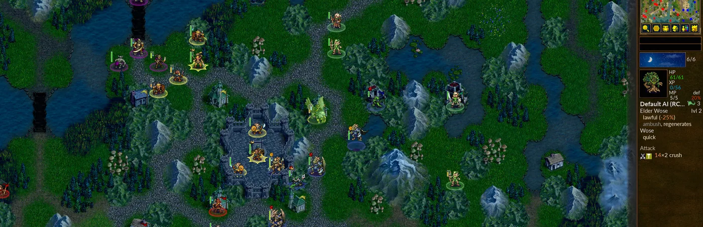 Battle for Wesnoth gameplay on Ubuntu