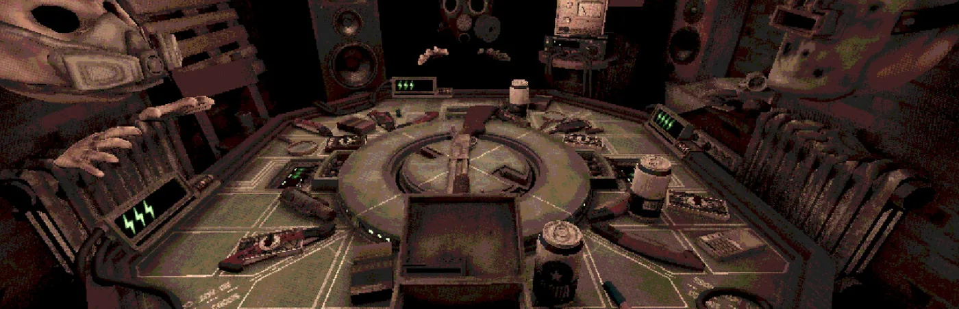 Buckshot Roulette gameplay on Ubuntu