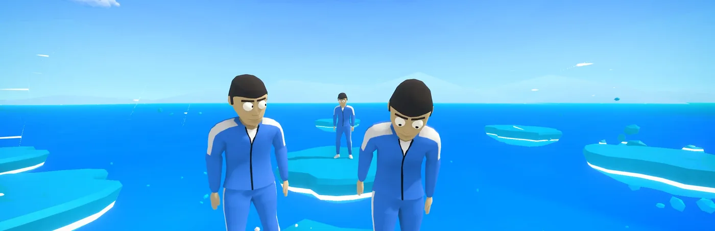 Crab Game gameplay on Ubuntu