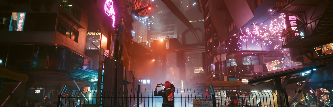 Cyberpunk 2077 gameplay on Ubuntu