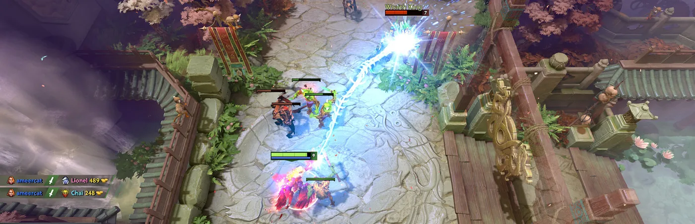 Dota 2 gameplay on Ubuntu