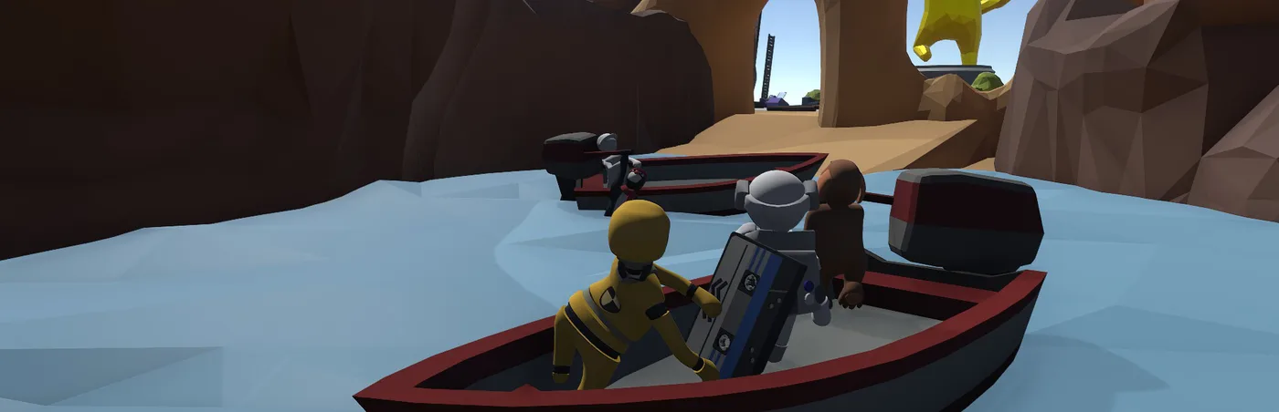 Human Fall Flat co-op gameplay on Ubuntu