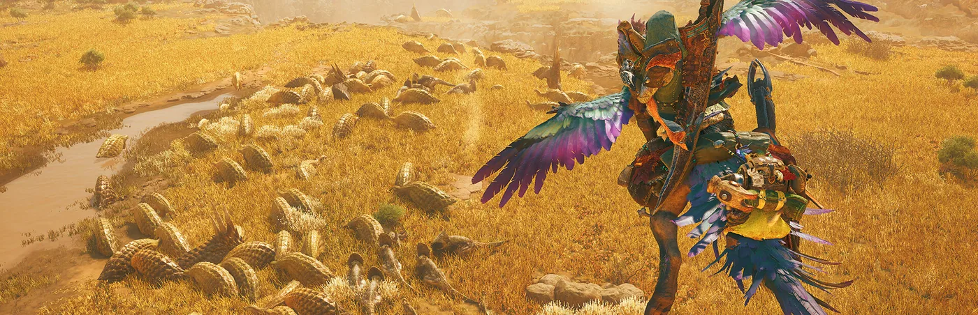 Monster Hunter Wilds gameplay on Ubuntu