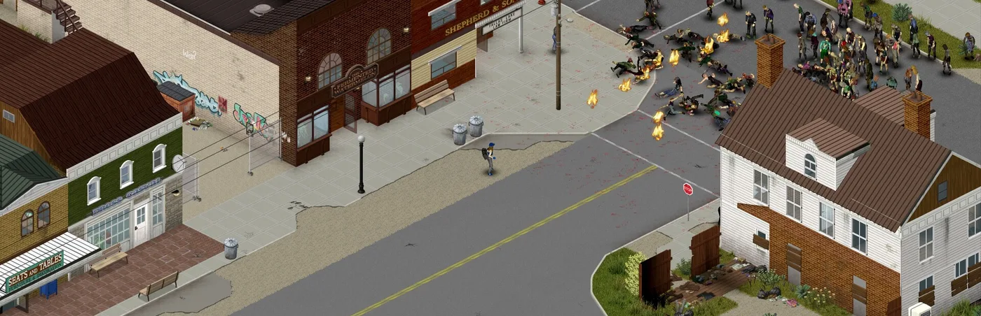 Project Zomboid co-op gameplay on Ubuntu