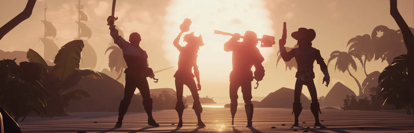 Sea of Thieves co-op gameplay on Ubuntu