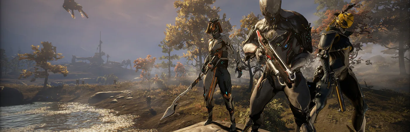 Warframe gameplay on Ubuntu