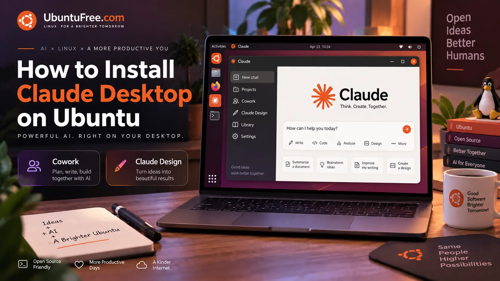 Cover image claude linux - How to Install Claude Desktop on Ubuntu 26.04 and 24.04 - Anthropic's Official App