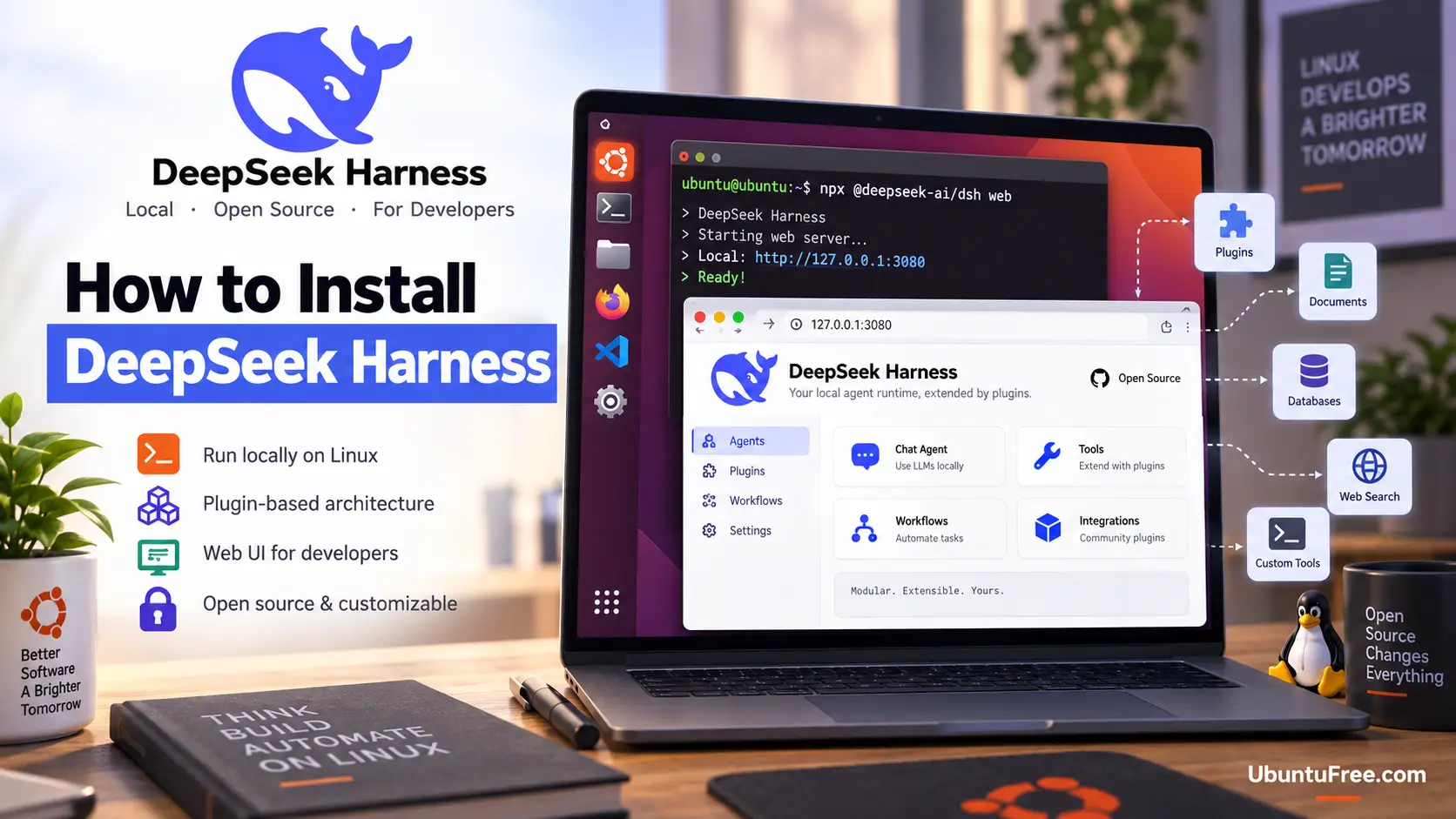 Cover image deepseek harness - How to Install DeepSeek Harness on Ubuntu and Point It at a Local Model