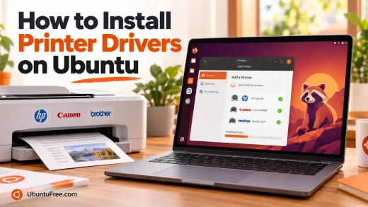 Cover art printer drivers - How to Install Printer Drivers on Ubuntu 26.04 - HP, Brother, Canon & Epson